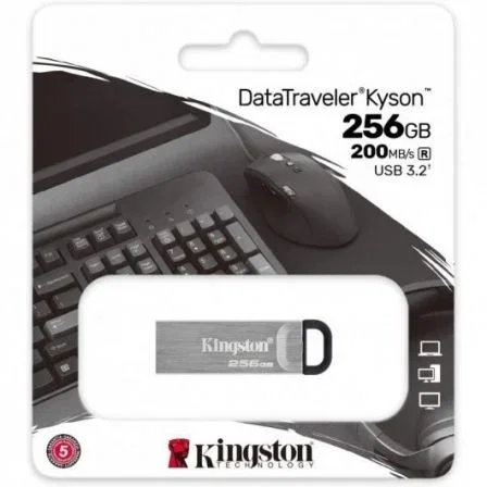 Kingston DataTraveler Kyson 256 GB Plata Kingston DataTraveler Kyson 256 GB Plata